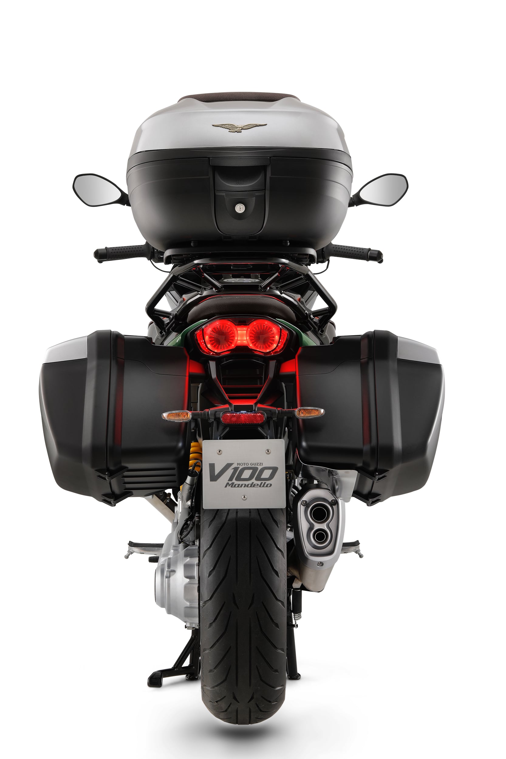 Porte-bagages arrière pour Moto Guzzi V100 Mandello