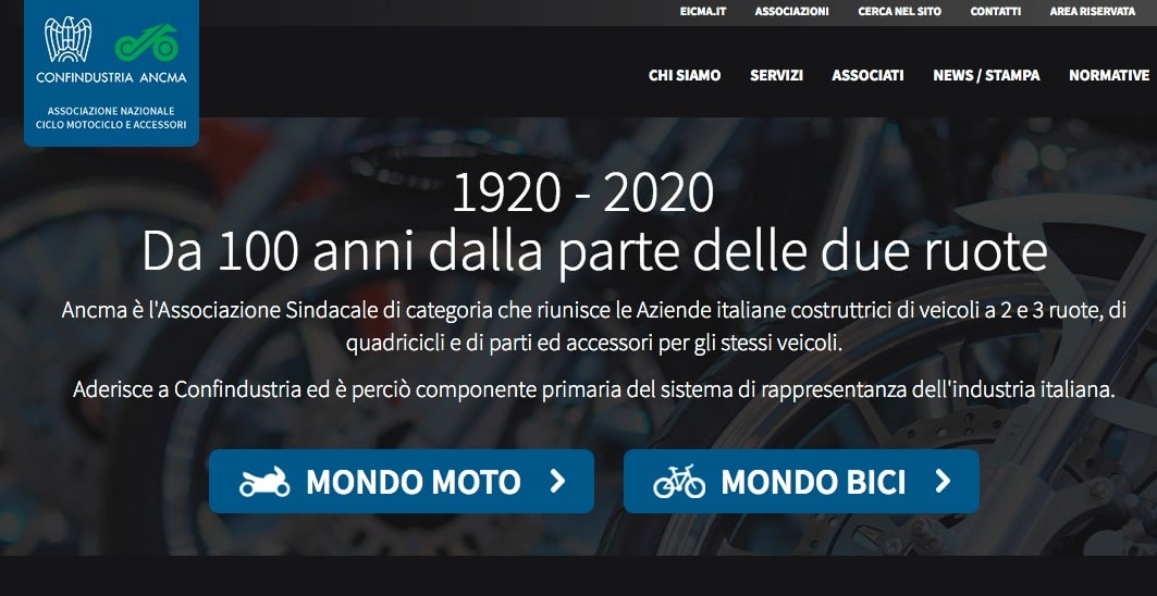 CONFINDUSTRIA ANCMA COMPIE 100 ANNI