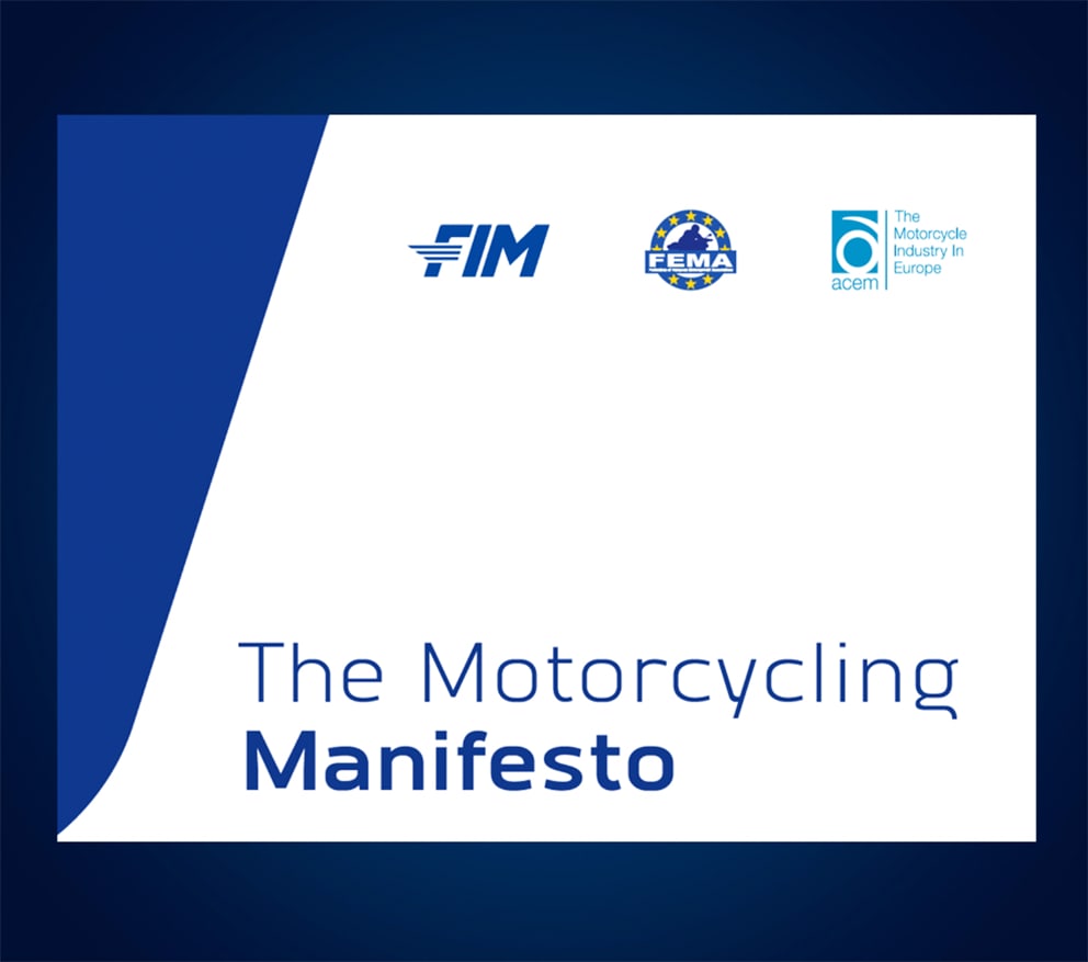 “THE MOTORCYCLING MANIFESTO”: CONSUMERS AND MANUFACTURERS AGREE ‘HISTORIC’ MANIFESTO FOR MOTORCYCLING, AHEAD OF EUROPE DAY AND NEXT ELECTIONS