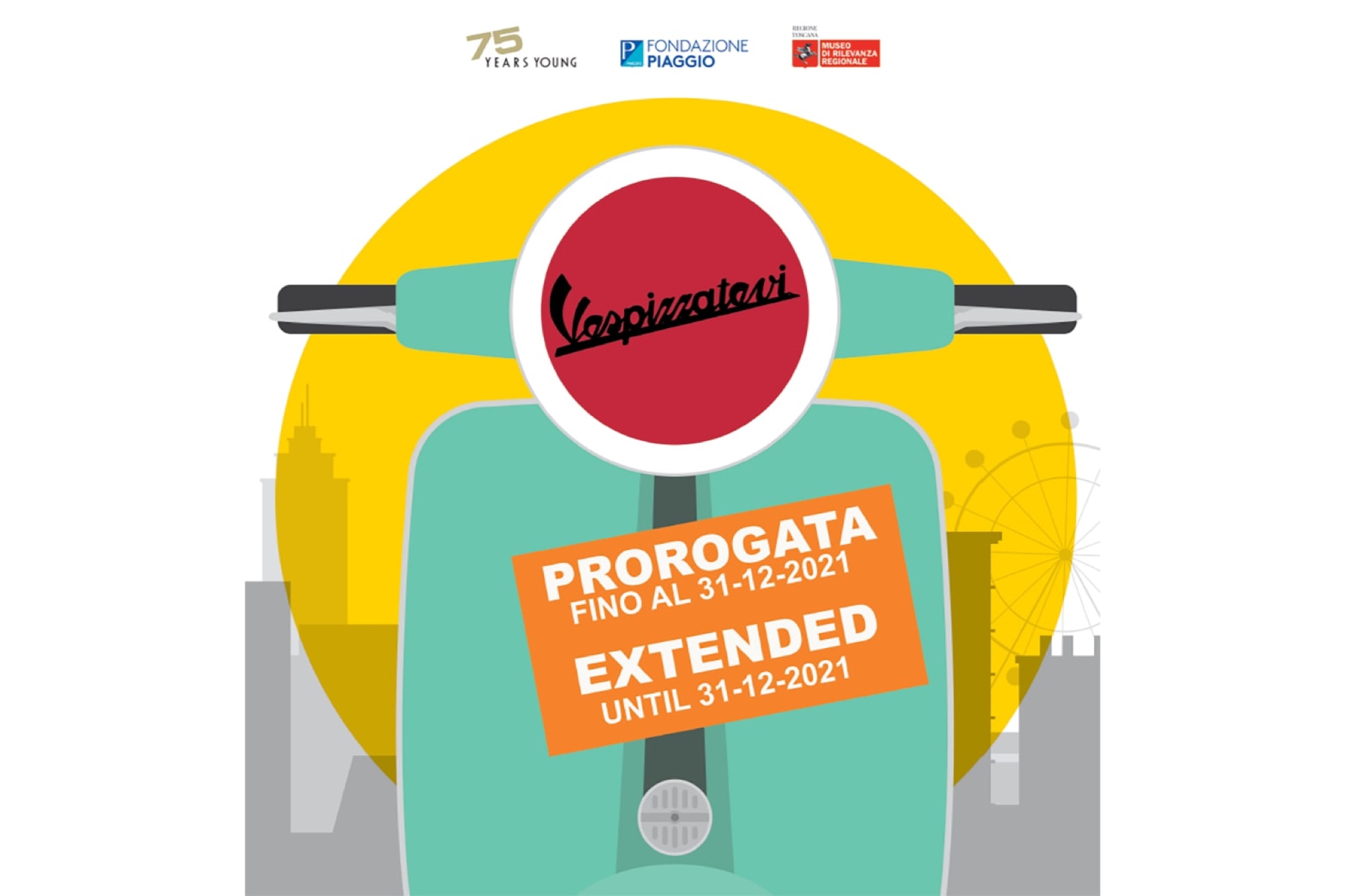 AT THE PIAGGIO MUSEUM: “VESPIZZATEVI. 75 YEARS OF SUCCESSES AND RESTARTS” EXHIBIT EXTENDED THROUGH 31 DECEMBER 2021