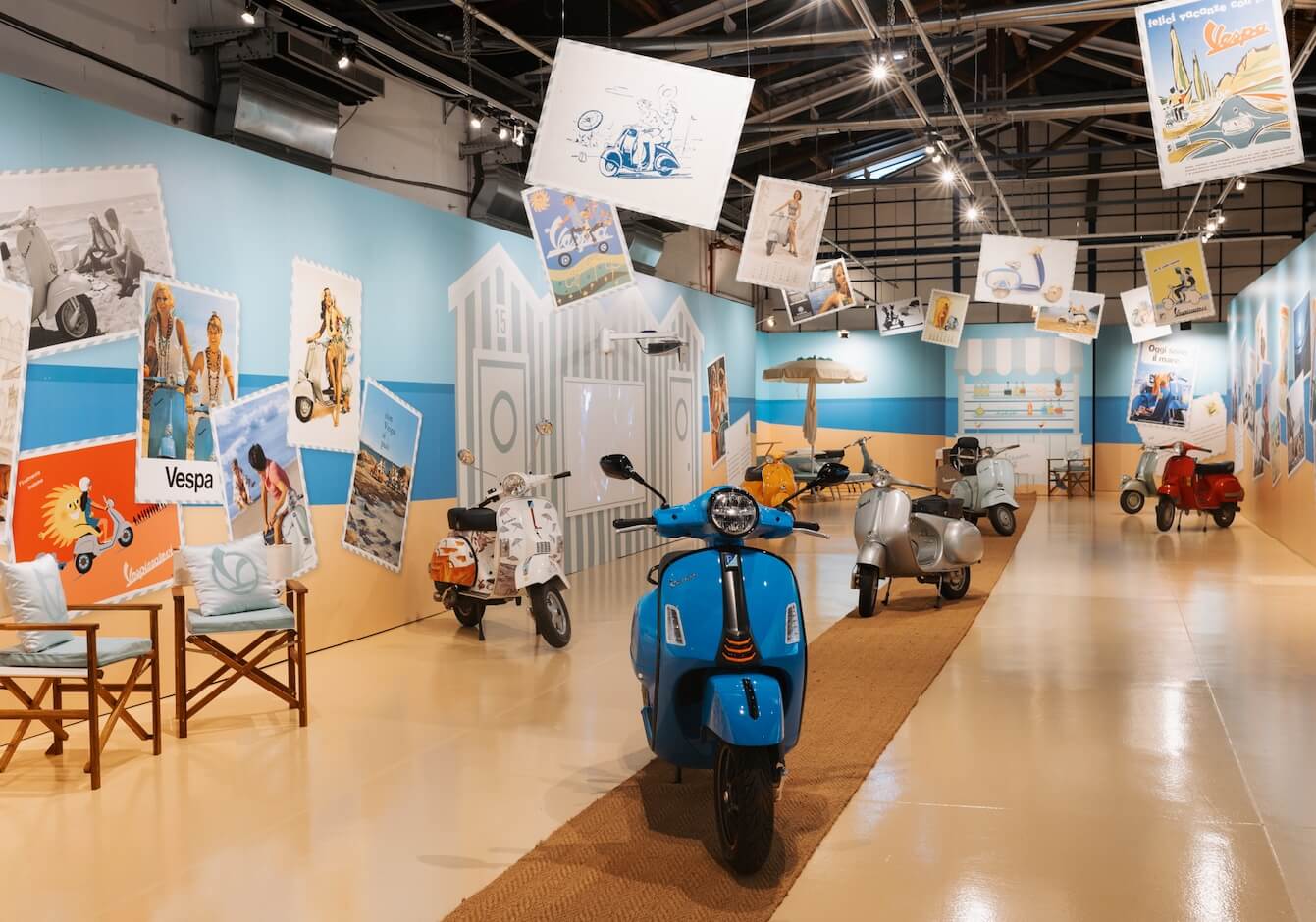 A NEW EXHIBITION AT THE PIAGGIO MUSEUM: “TODAY I AM THE SEA: ON HOLIDAY WITH VESPA”