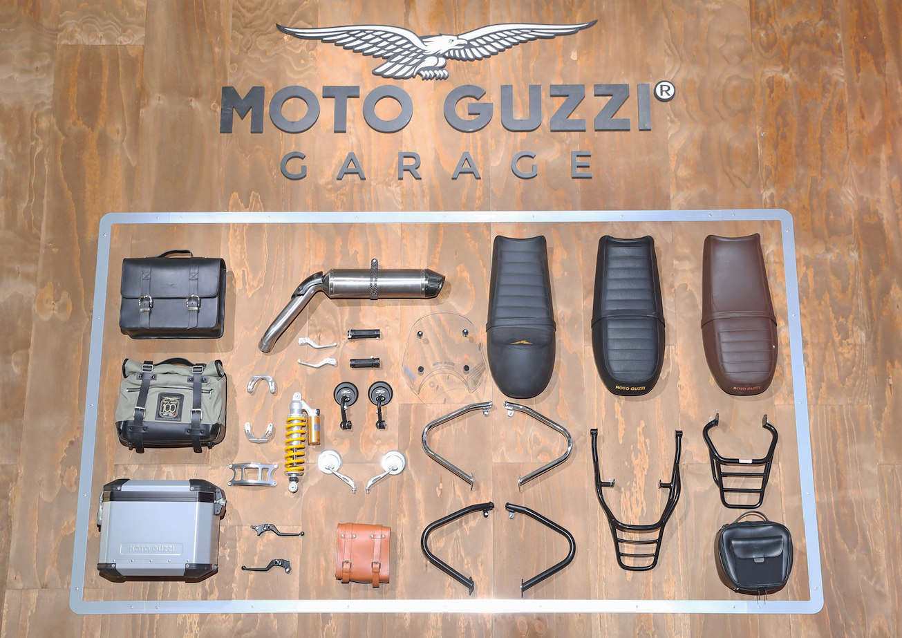 MOTO GUZZI GARAGE: SE LA PERSONALIZZI DIVENTA UNICA