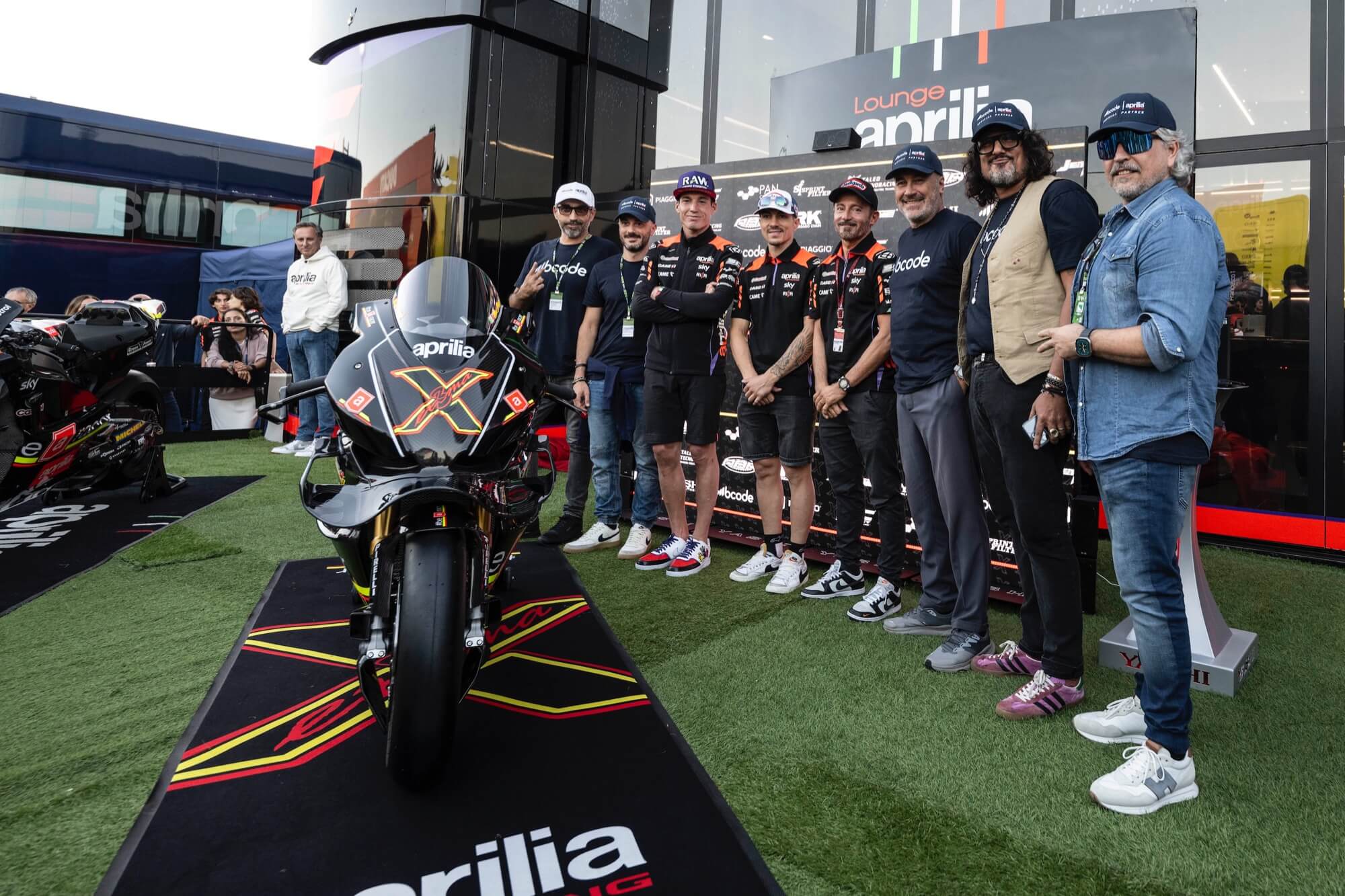 NUOVA PARTNERSHIP TECNOLOGICA TRA APRILIA RACING E BCODE