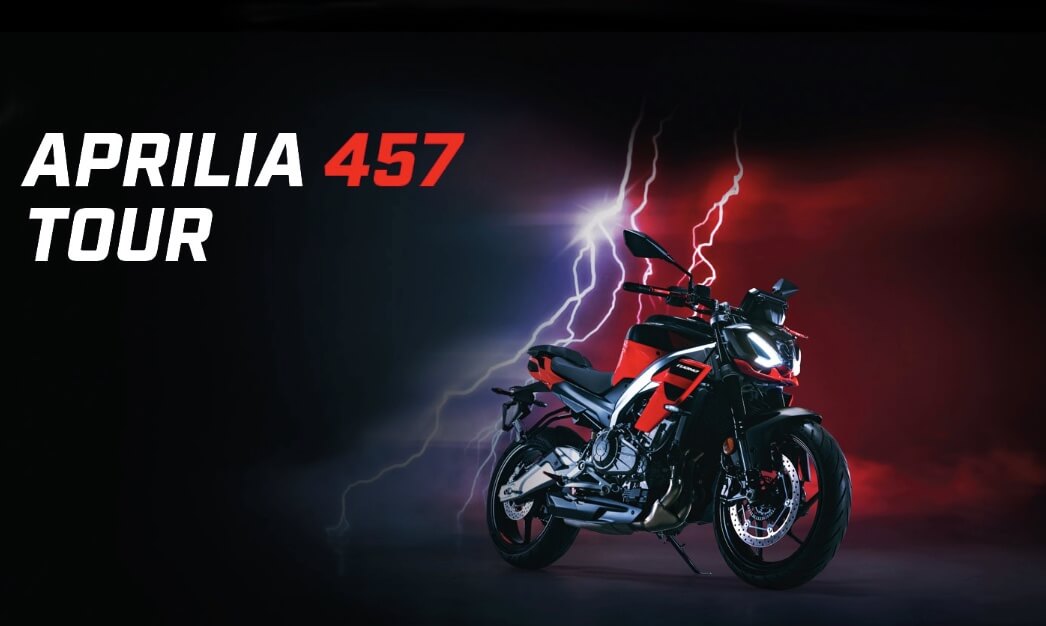 APRILIA 457 TOUR 2025: OTTO TAPPE IN TUTTA ITALIA, DA LUGLIO AD OTTOBRE, PER SCOPRIRE LE NUOVE RS E TUONO