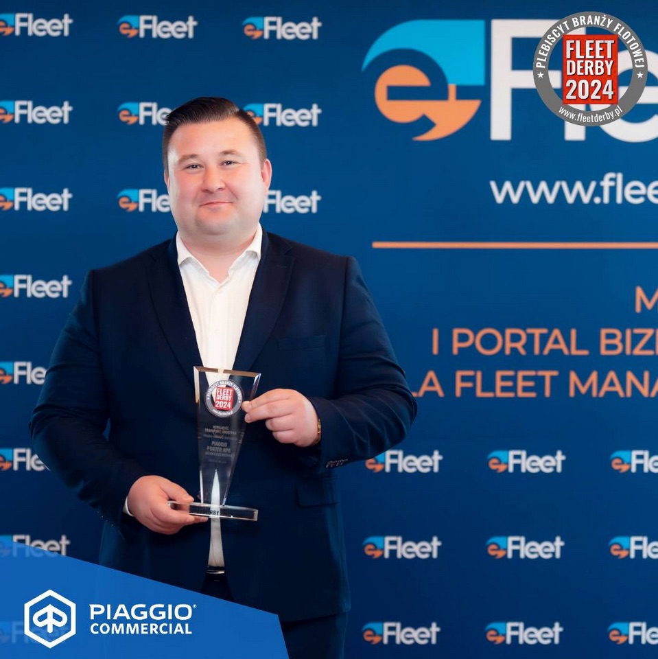 PIAGGIO PORTER NP6 PREMIATO AL CONTEST “FLEET DERBY 2024”