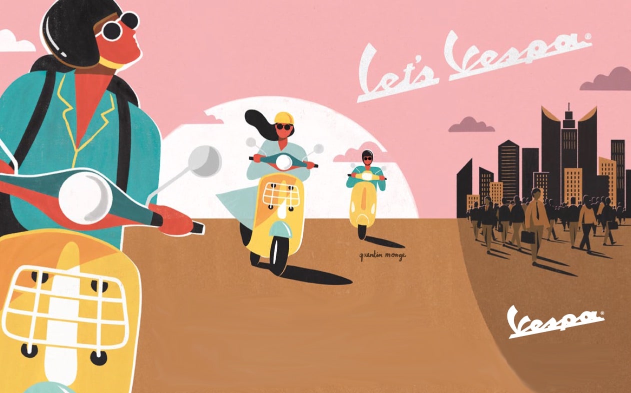 Vespa is Rushing Towards the Future with a Brand Value of Over 900 Million  Euros – Advertising Week