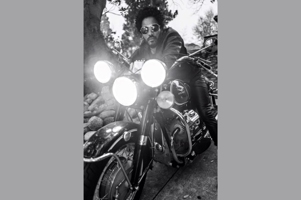 lenny kravitz motoguzzi