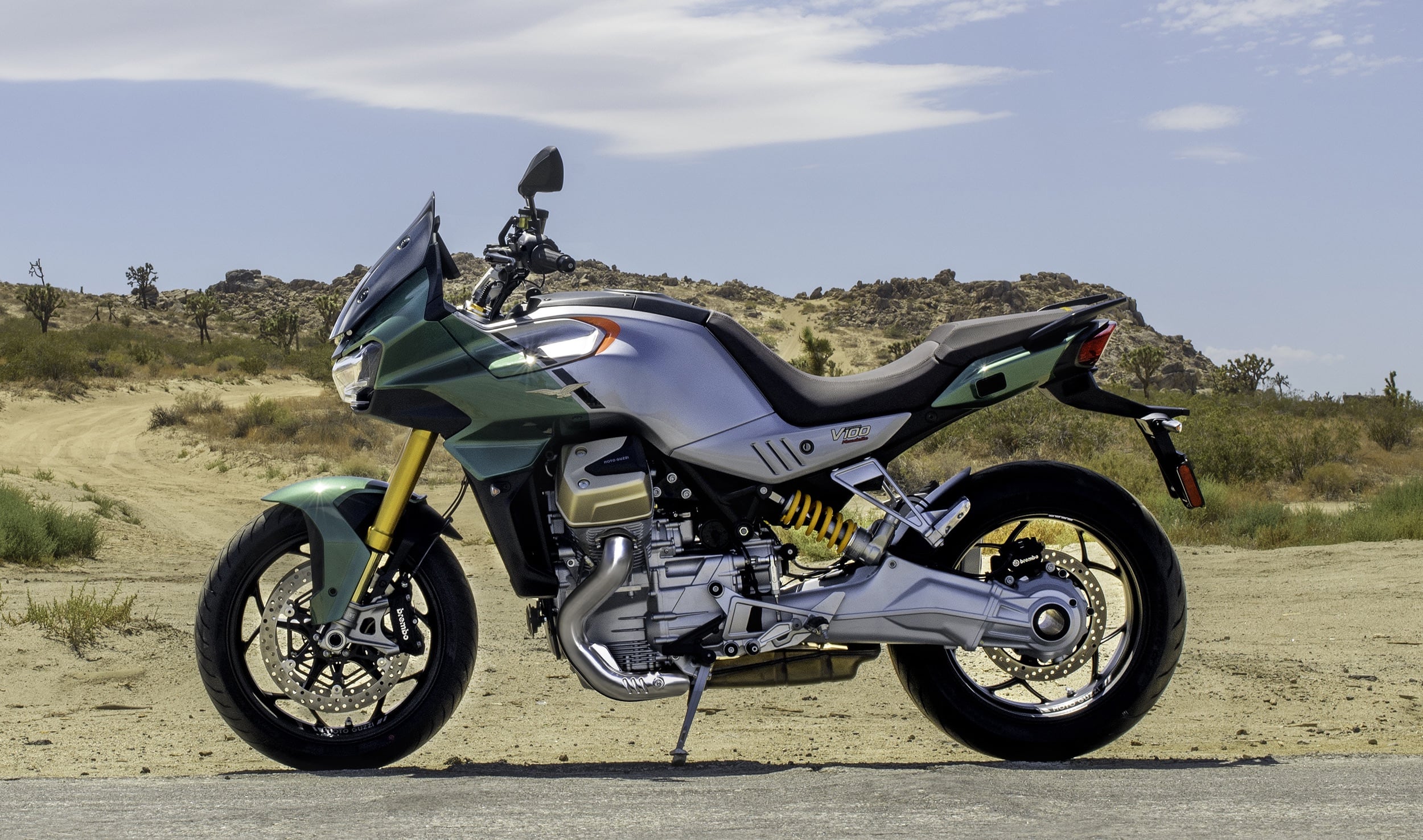 Moto Guzzi's V100 Mandello Is First Production Bike with Active