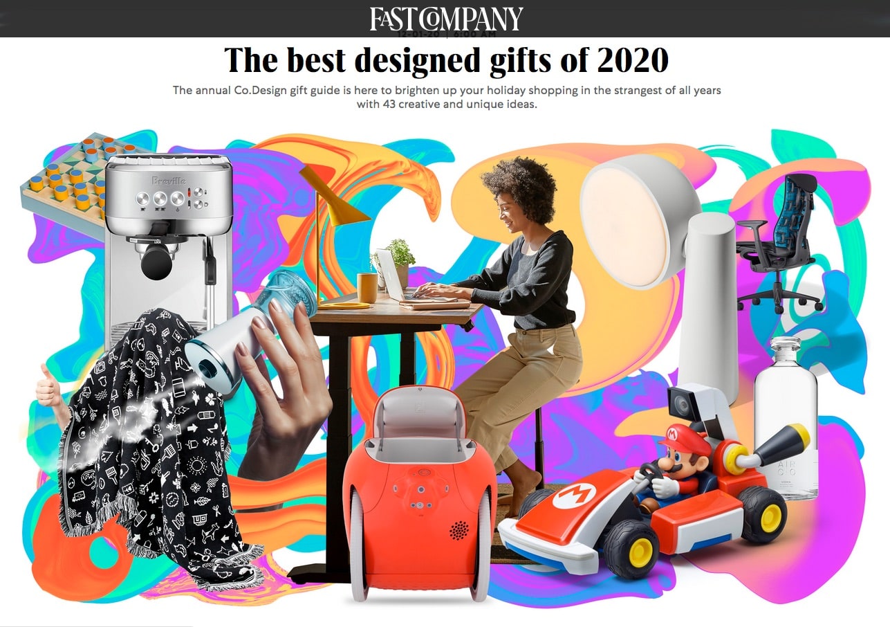 CO.DESIGN ANNUAL GIFT GUIDE/FAST COMPANY: GITA IS LISTED AMONG THE 2020 BEST GIFT IDEAS
