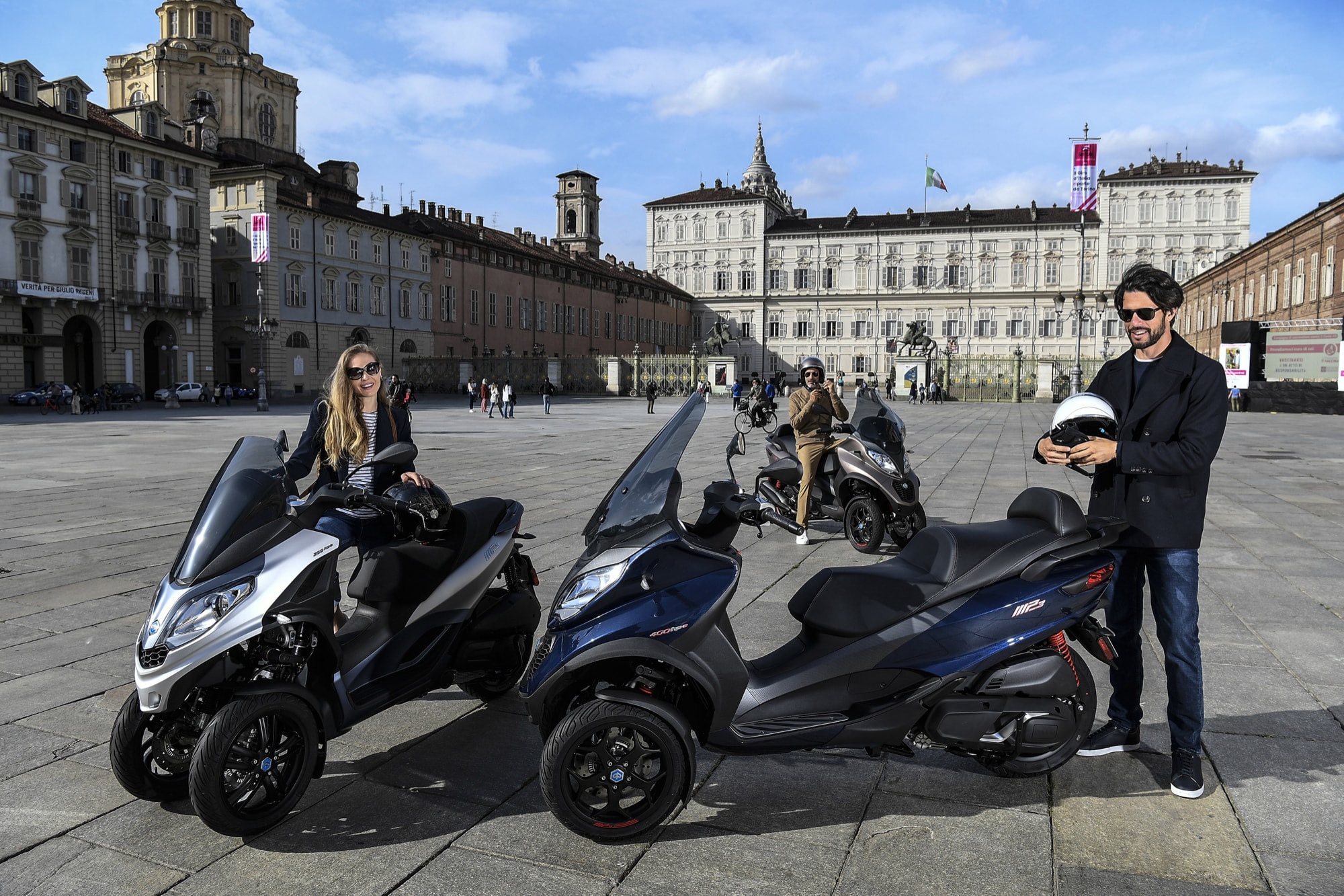 The 2019 Piaggio MP3 500 Sport Refines Three Wheels