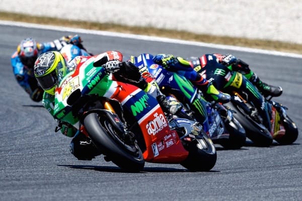 moto gp aprilia barcelona