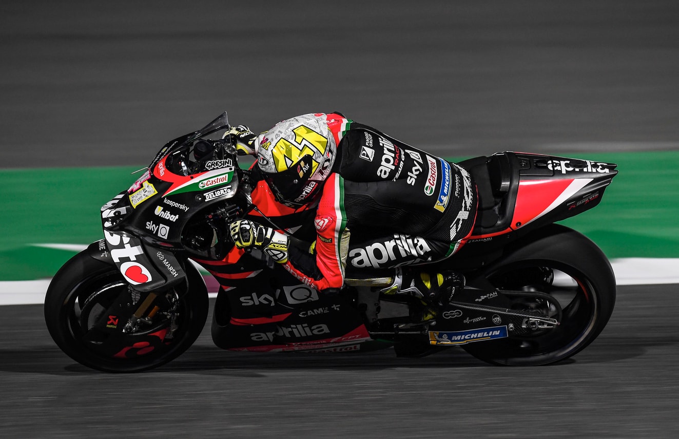 ALEIX ESPARGARO’ FINISHES THE FIRST TESTS IN DOHA WITH GOOD SENSATIONS AND THE THIRD BEST TIME.