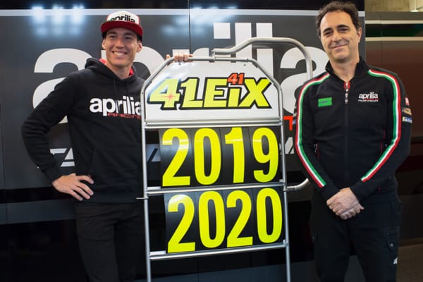 aprilia espargaro' rinnovo