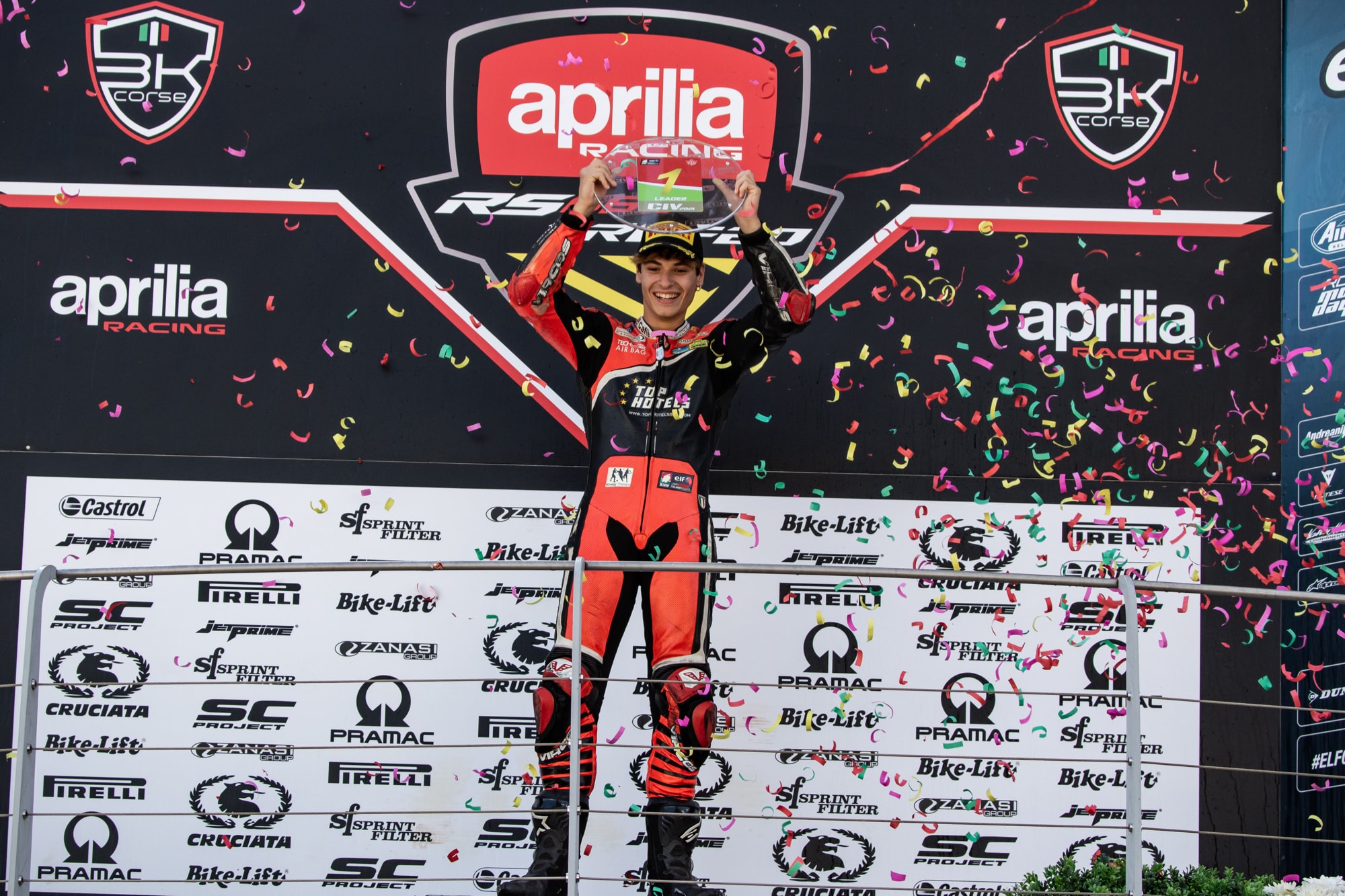ALESSANDRO ARCANGELI È IL PRIMO CAMPIONE DEL TROFEO APRILIA RS 660!