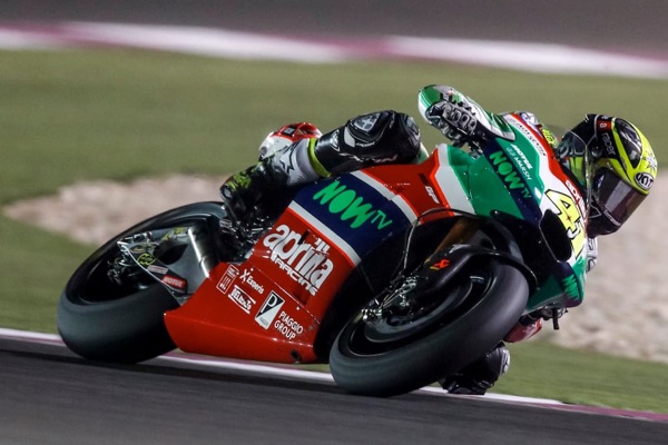 moto gp aprilia test qatar
