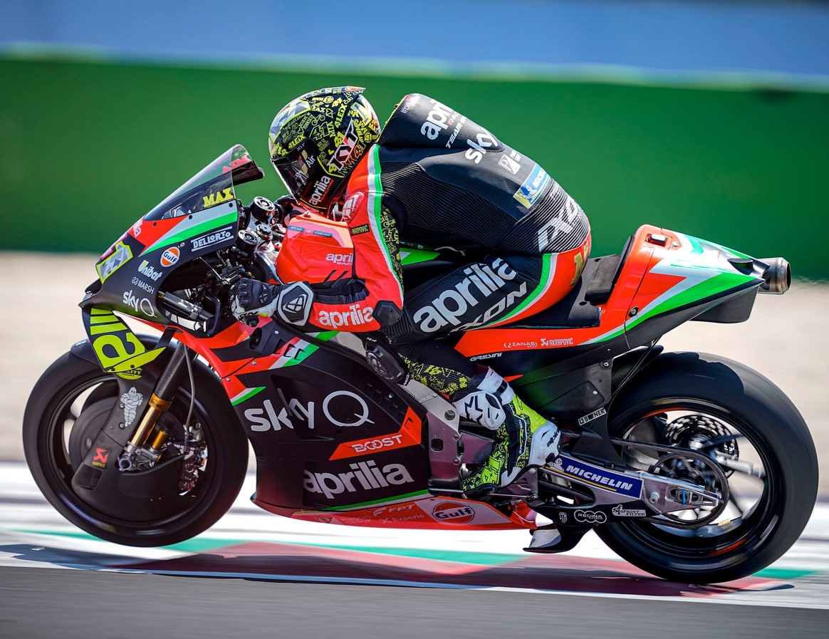 APRILIA PREPARA IL RITORNO ALLE GARE