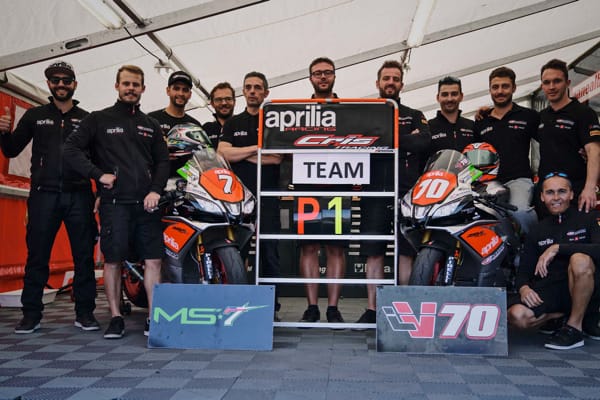 european stock 1000 aprilia team