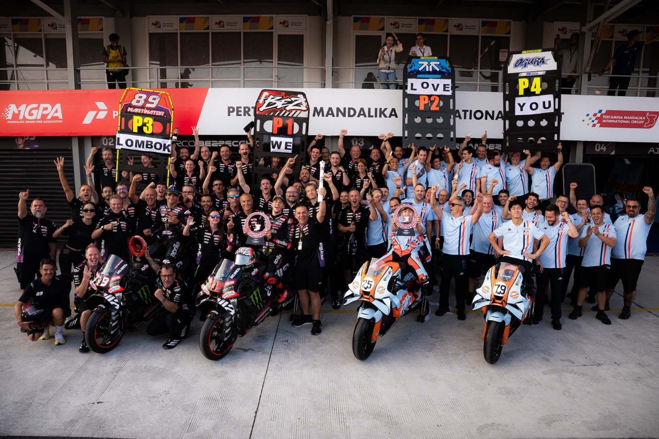 APRILIA RACING NELLA STORIA CON IL PRIMO POKER IN MOTOGP A MANDALIKA