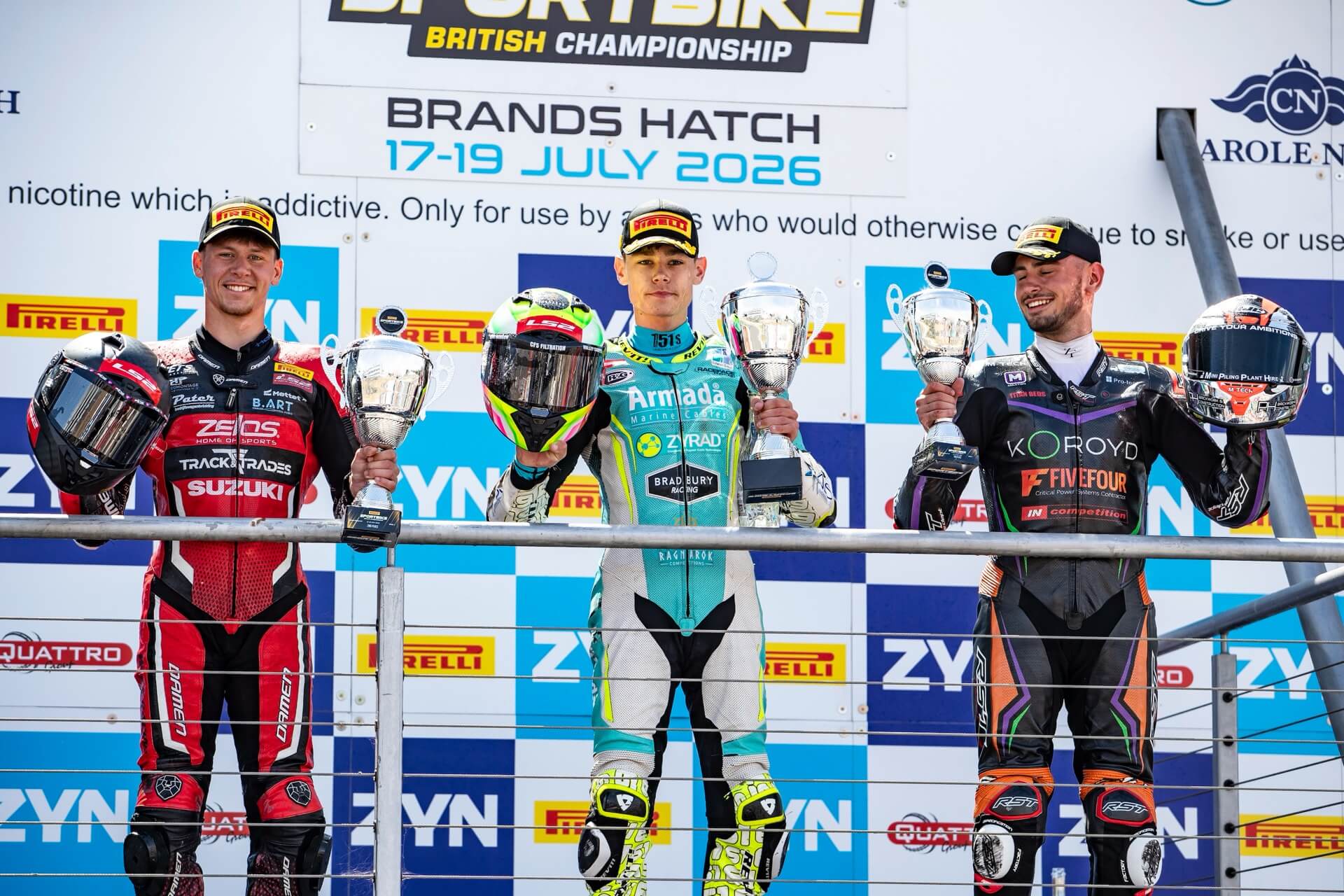 APRILIA RS 660 ANCORA PROTAGONISTA NEL BSB A BRANDS HATCH