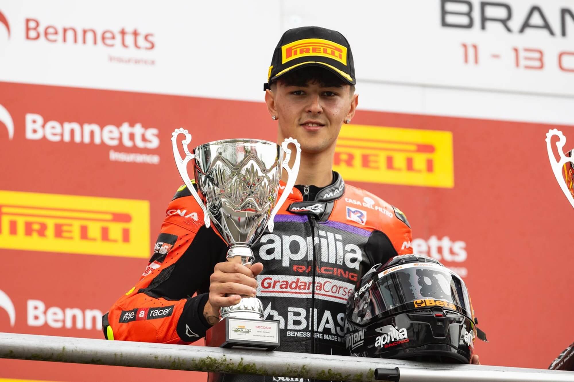 THE APRILIA RS 660 NEARS TO THE TITLE IN THE BRITISH SUPERBIKE: EDOARDO COLOMBI FINISHES SECOND IN THE SPORTBIKE CLASS OF THE NATIONAL CHAMPIONSHIP