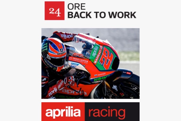 aprilia racing partnership