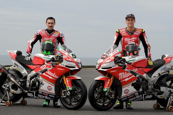 aprilia wsbk team 2018
