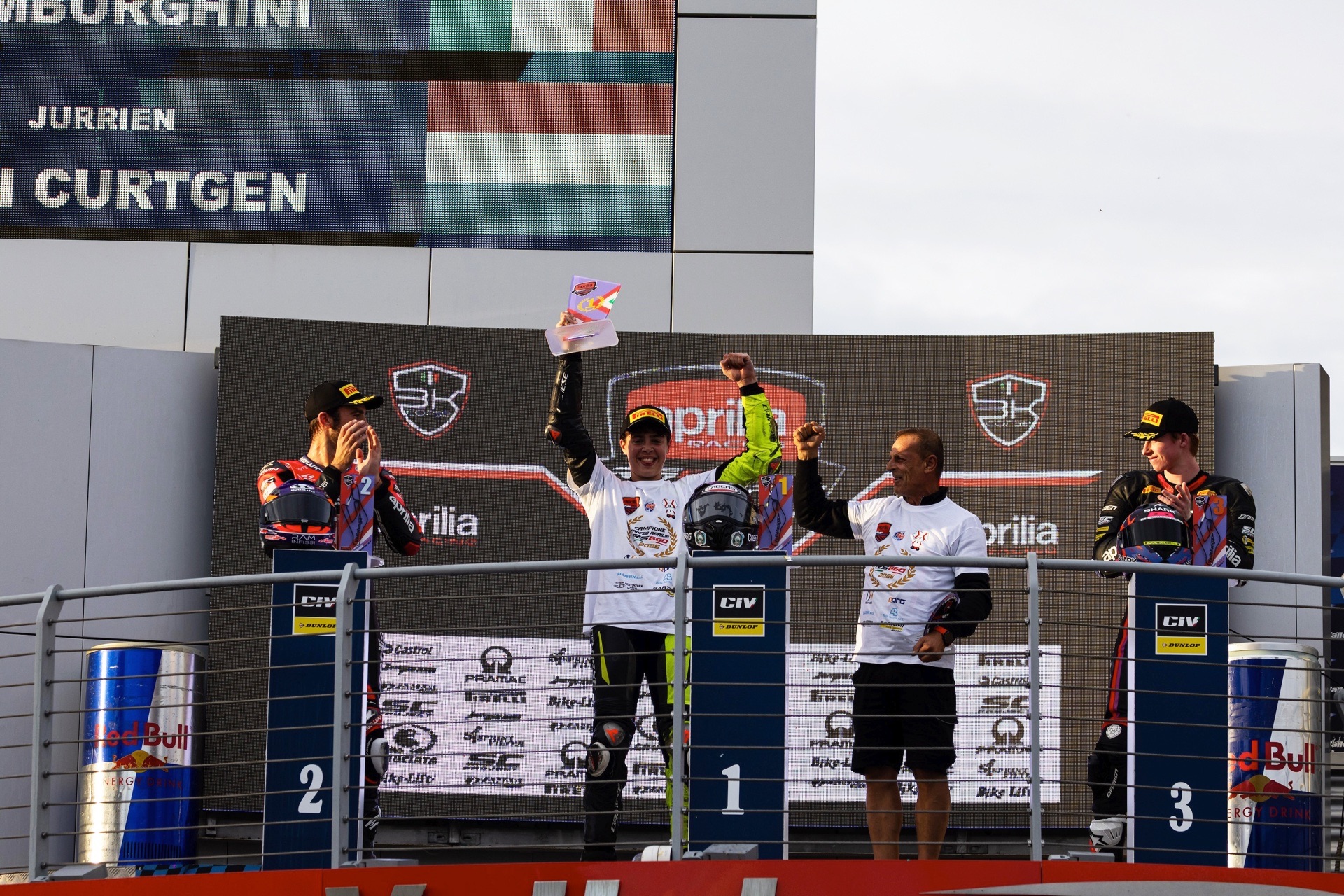 GABRIEL TESINI CONQUISTA IL TITOLO 2026 DEL TROFEO APRILIA RS 660