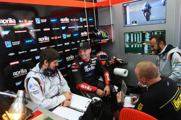 moto gp aprilia spagna