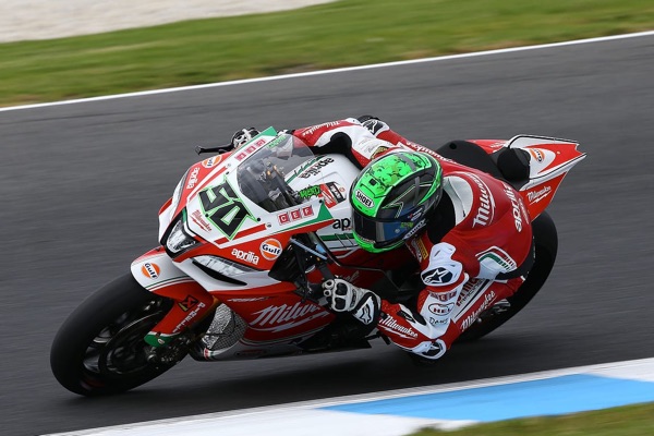 round 2 wsbk aprilia milwaukee