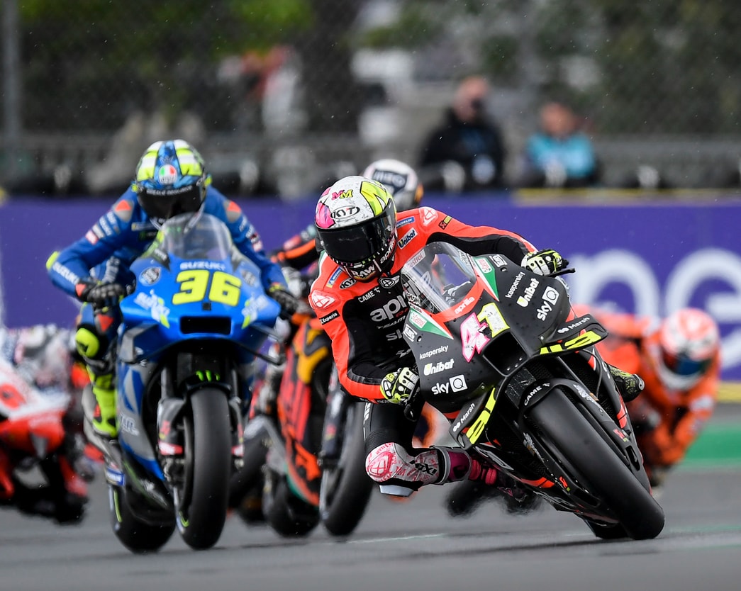 A GOOD TEAM RESULT SLIPPED AWAY FOR APRILIA IN LE MANS