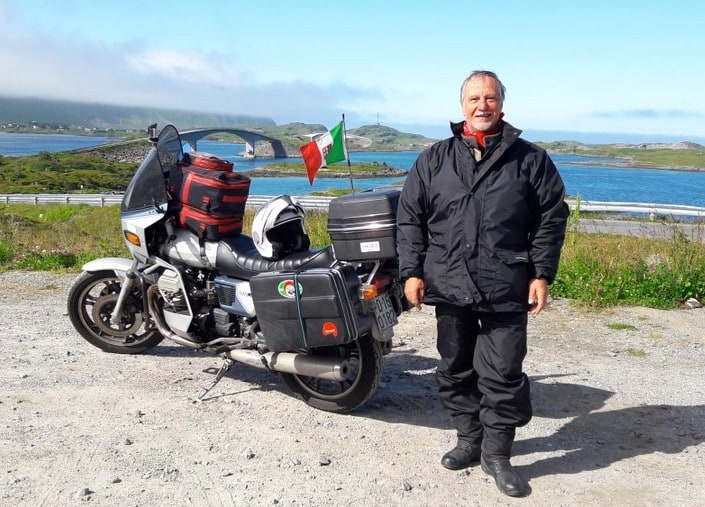 LUCIANO FASOLO: GLOBETROTTER ON MOTO GUZZI, WITH A GREAT HEART