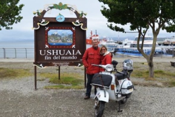 vespa cile terra del fuoco