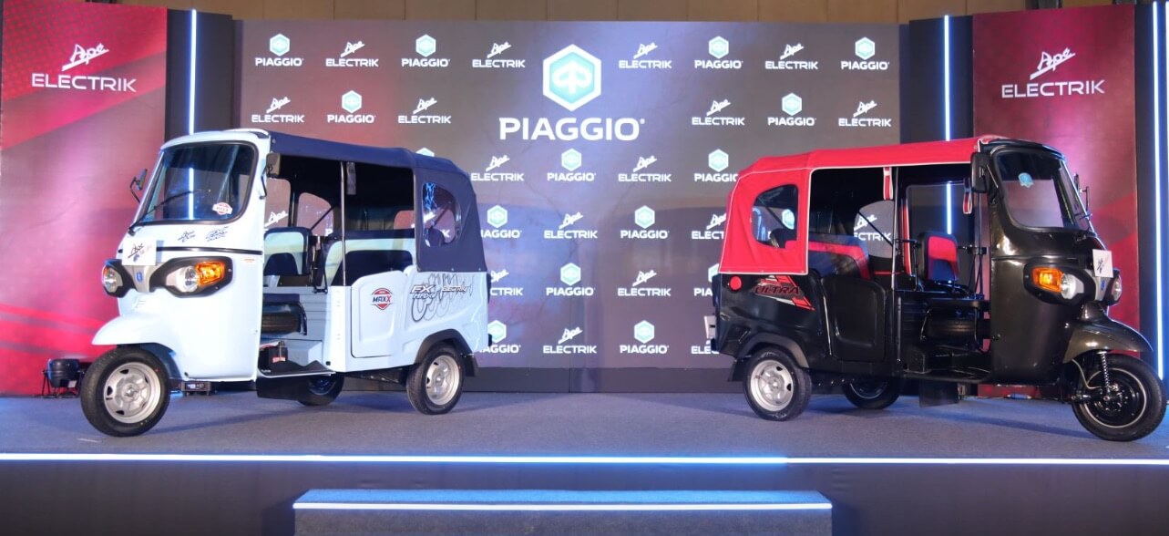 INDIA: PRESENTATI I NUOVI MODELLI 2025 PIAGGIO APE’ E-CITY ULTRA E APE’ E-CITY FX MAXX