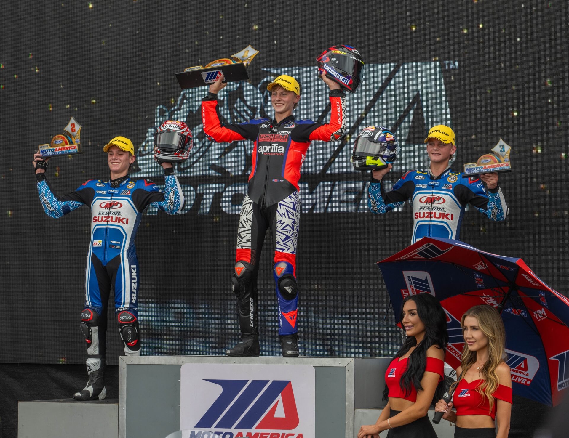 VOSSBERG (#31) A PERFECT 10: ROBEM ENGINEERING APRILIA RIDER CONTINUES HIS DOMINANT STREAK, SECURING HIS SIXTH TWINS CUP WIN, IN A PODIUM PERFECT SEASON